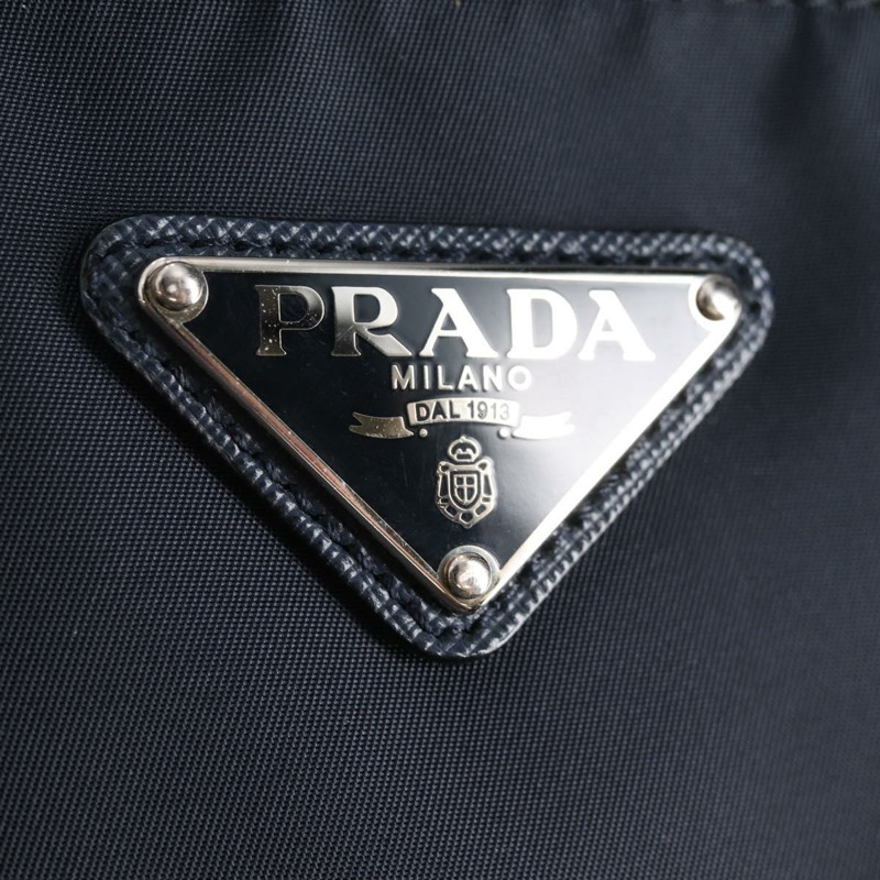 【日本直送】PRADA 手提包 尼龍 2 向 海軍藍 金色 正品 135239-20