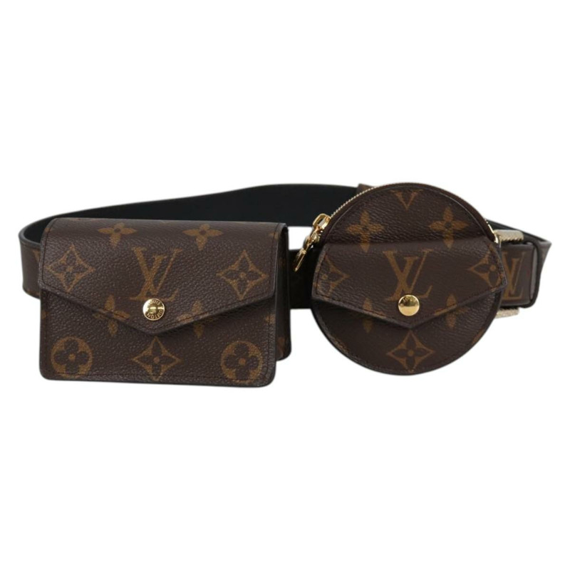 【日本直送】路易威登 Monogram Ceinture 日常多口袋腰帶 M0236 LV 正品 gh628M-12