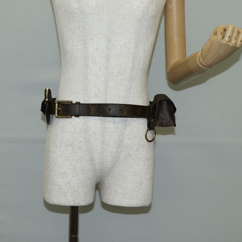 【日本直送】路易威登 Monogram Ceinture 日常多口袋腰帶 M0236 LV 正品 gh628M-22