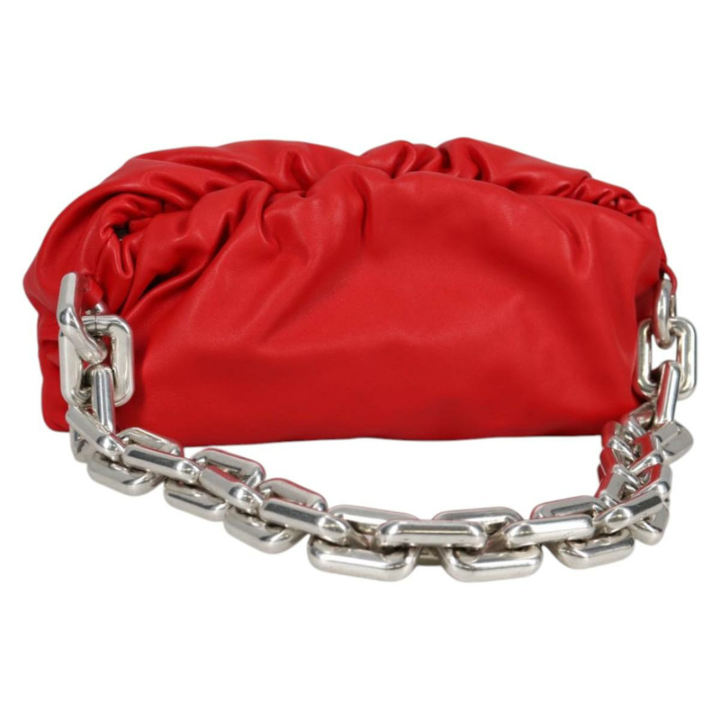 【日本直送】BOTTEGA VENETA 鏈條單肩包 皮革 紅色 正品 140157V-0