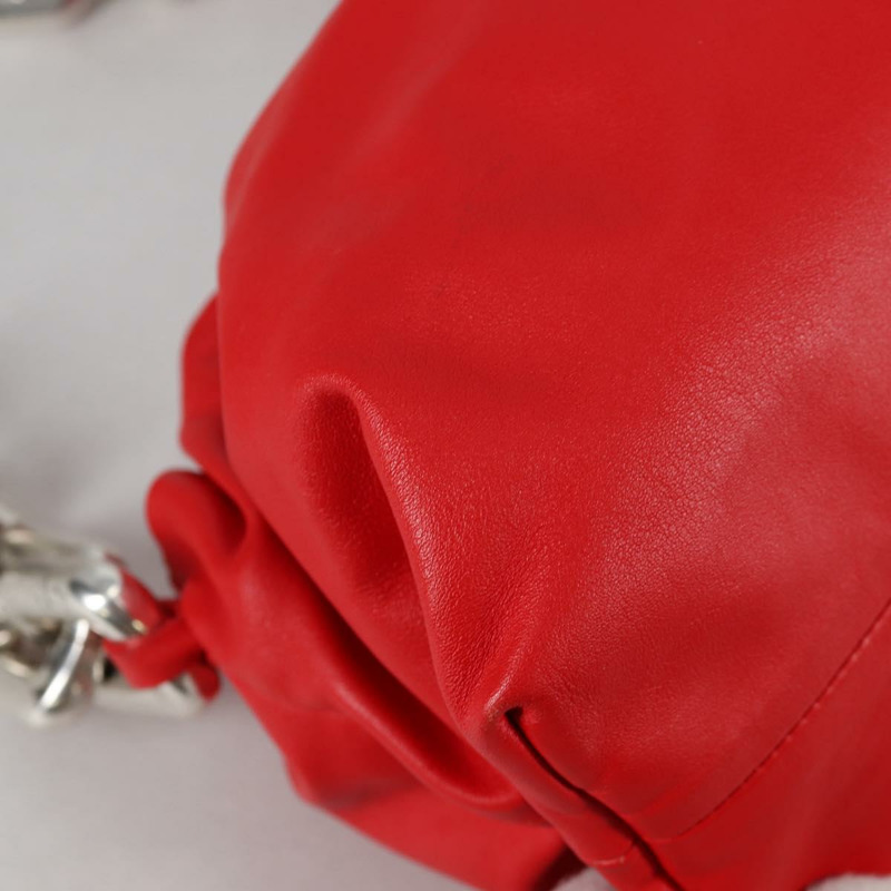 【日本直送】BOTTEGA VENETA 鏈條單肩包 皮革 紅色 正品 140157V-18