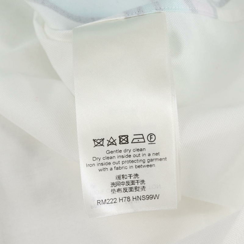 【日本直送】LOUIS VUITTON 印花襯衫和領帶襯衫 棉質 白色 LV 授權 137477M-17
