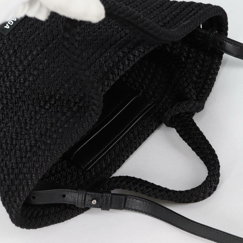 【日本直送】BALENCIAGA Ibiza 小號單肩包 尼龍 黑銀色 695612 正品 ac3862M-5