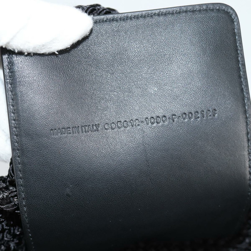 【日本直送】BALENCIAGA Ibiza 小號單肩包 尼龍 黑銀色 695612 正品 ac3862M-10