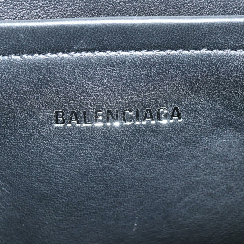 【日本直送】BALENCIAGA Ibiza 小號單肩包 尼龍 黑銀色 695612 正品 ac3862M-19