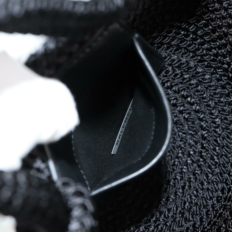 【日本直送】BALENCIAGA Ibiza 小號單肩包 尼龍 黑銀色 695612 正品 ac3862M-22