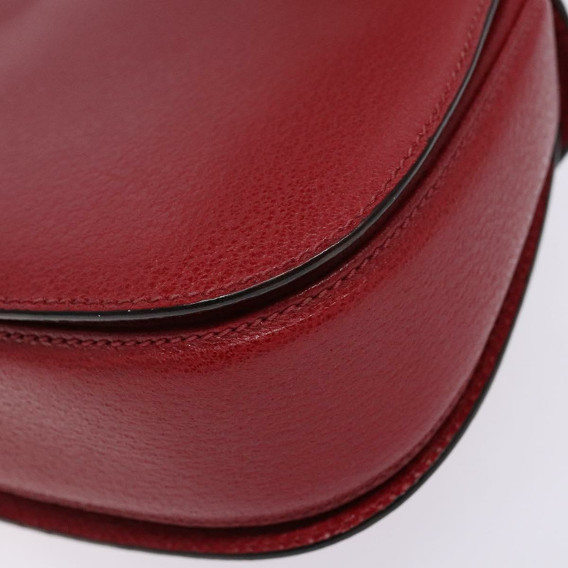 【日本直送】GUCCI 竹節手提包 皮革 紅金色 000 46 0188 正品 ep10510-15
