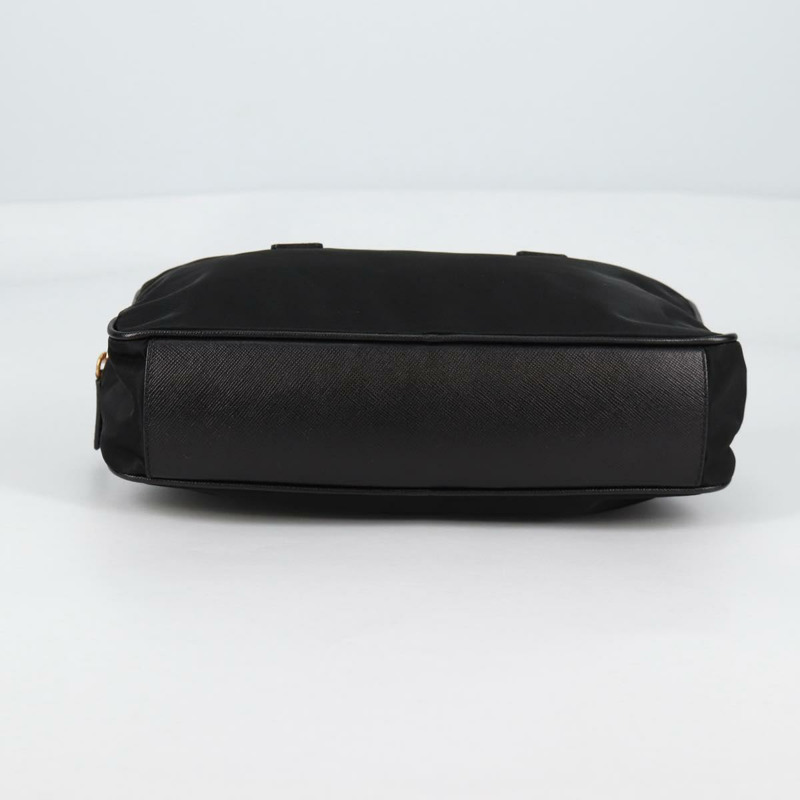 【日本直送】PRADA 尼龍手提包 黑色 金色 正品 yk19339V-4