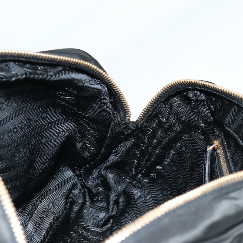 【日本直送】PRADA 尼龍手提包 黑色 金色 正品 yk19339V-19