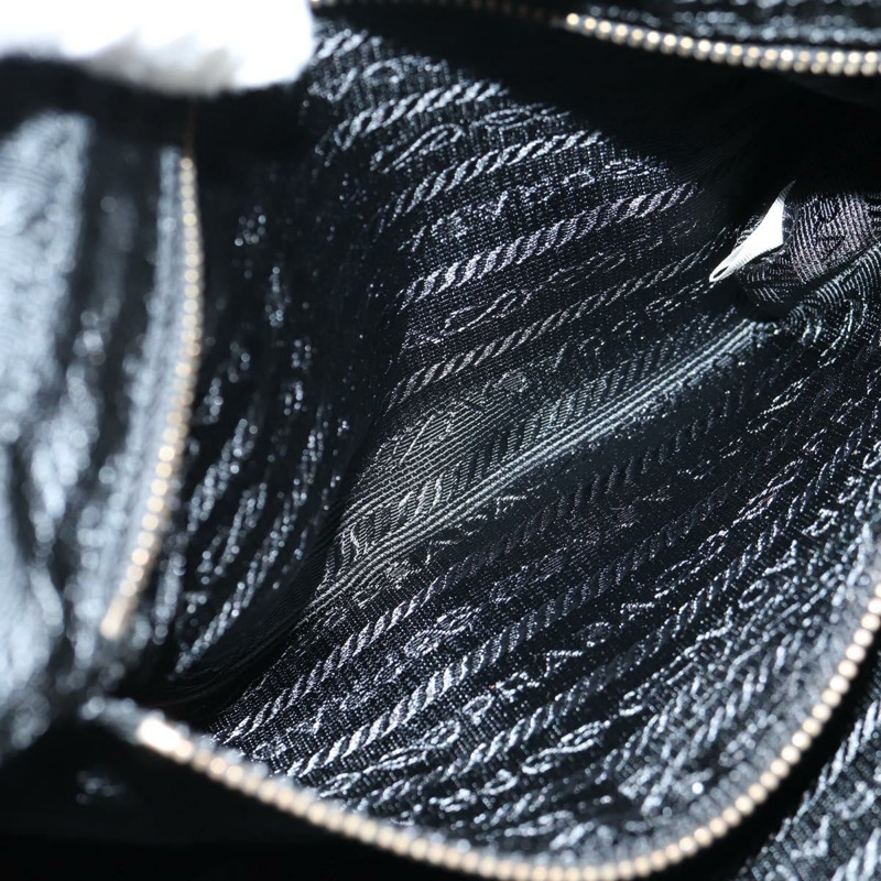 【日本直送】PRADA 尼龍手提包 黑色 金色 正品 yk19339V-21