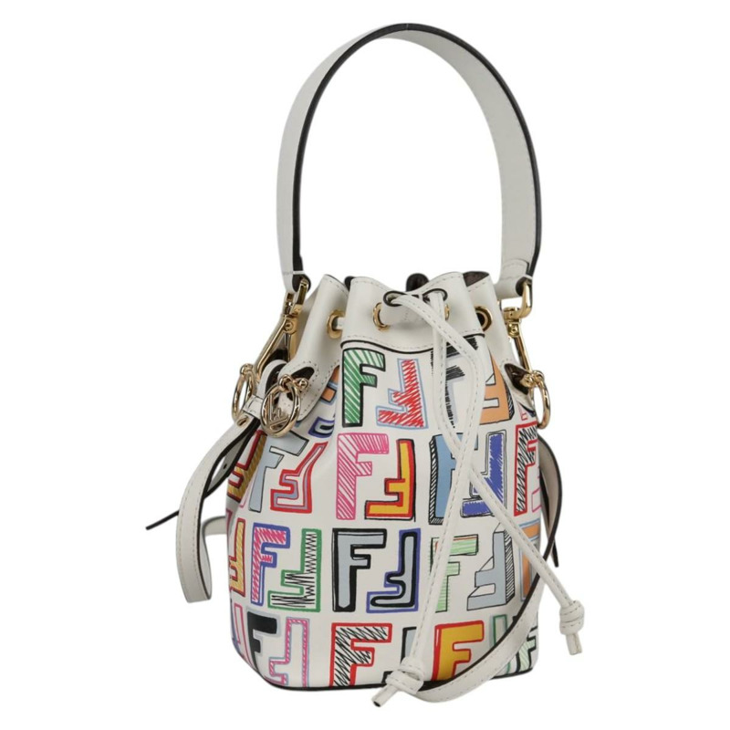 【日本直送】FENDI Zucca 帆布迷你 Montrezor 手提包 2 款 多色 金色 正品 yk19350M-0