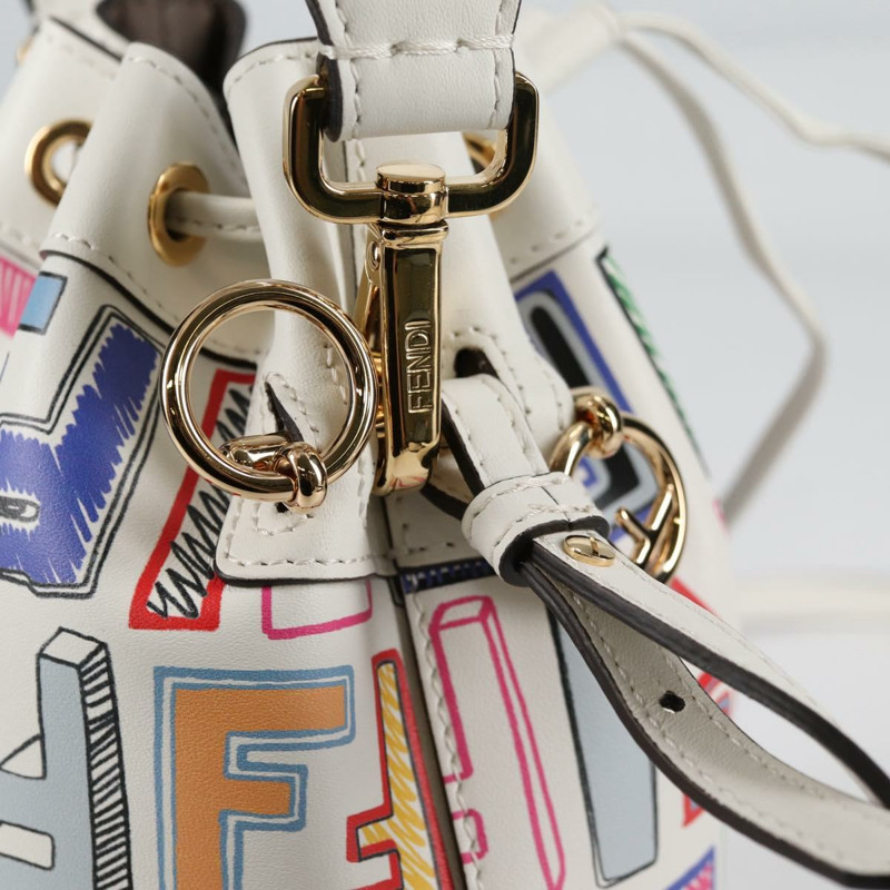 【日本直送】FENDI Zucca 帆布迷你 Montrezor 手提包 2 款 多色 金色 正品 yk19350M-17