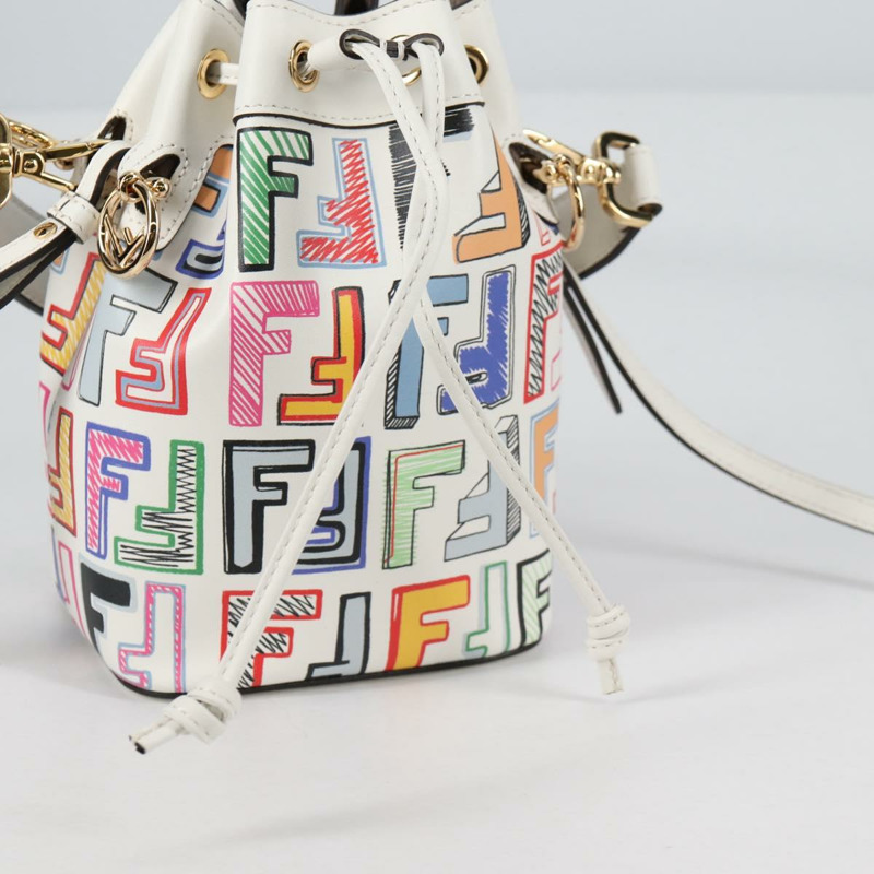 【日本直送】FENDI Zucca 帆布迷你 Montrezor 手提包 2 款 多色 金色 正品 yk19350M-18