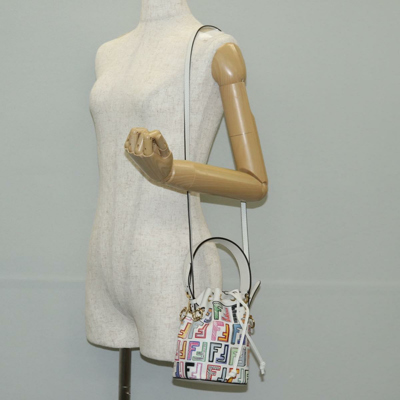 【日本直送】FENDI Zucca 帆布迷你 Montrezor 手提包 2 款 多色 金色 正品 yk19350M-22