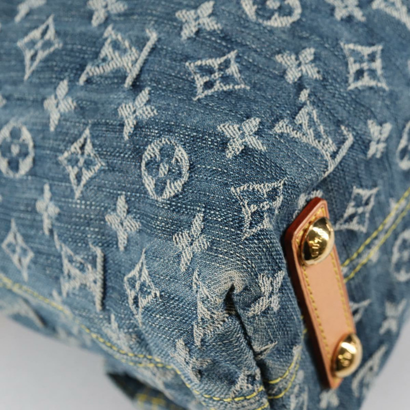 【日本直送】路易威登 Monogram Denim Buggy GM 肩包藍 M95048 LV 正品 yk19342V-14