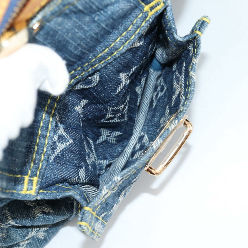 【日本直送】路易威登 Monogram Denim Buggy GM 肩包藍 M95048 LV 正品 yk19342V-18