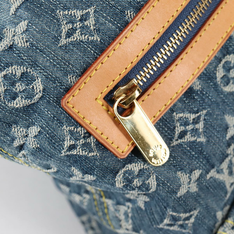 【日本直送】路易威登 Monogram Denim Buggy GM 肩包藍 M95048 LV 正品 yk19342V-19