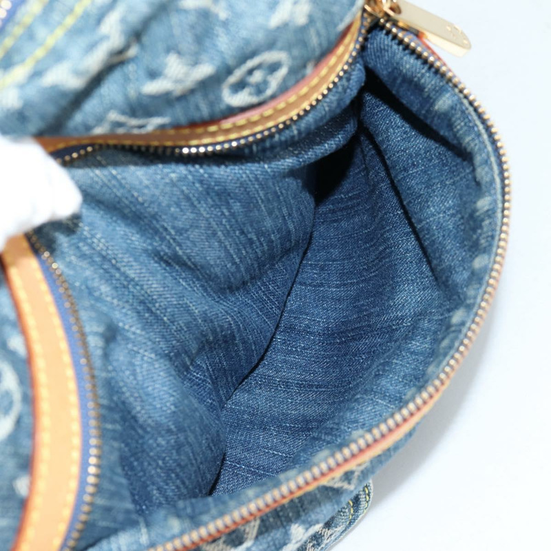 【日本直送】路易威登 Monogram Denim Buggy GM 肩包藍 M95048 LV 正品 yk19342V-20