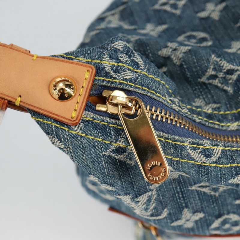 【日本直送】路易威登 Monogram Denim Buggy GM 肩包藍 M95048 LV 正品 yk19342V-21