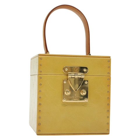 路易威登 Monogram Vernis Bleecker 化妝包米色 M91002 正品 BA5541