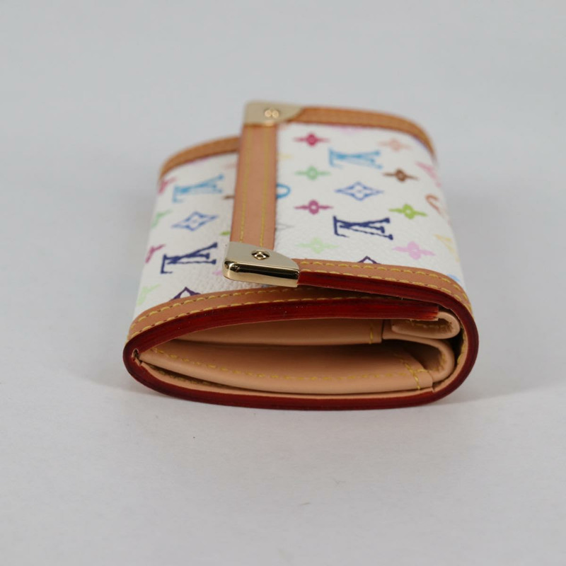 【日本直送】路易威登 多色 Porte Monnaie Pla 零錢包 白色 M92657 正品 ac3869V-3
