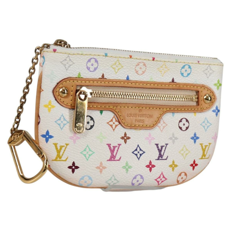 【日本直送】路易威登 Monogram 多色 Pochette MM 手拿包 白色 M60028 LV 正品 140849V-0