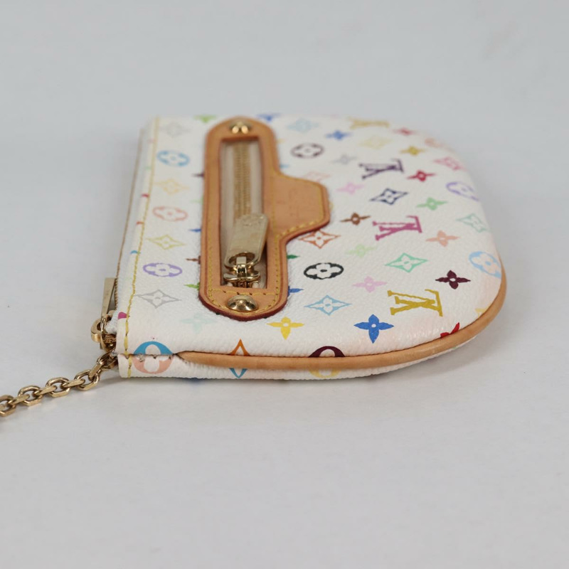 【日本直送】路易威登 Monogram 多色 Pochette MM 手拿包 白色 M60028 LV 正品 140849V-2
