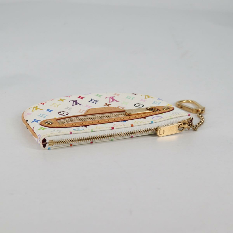 【日本直送】路易威登 Monogram 多色 Pochette MM 手拿包 白色 M60028 LV 正品 140849V-4