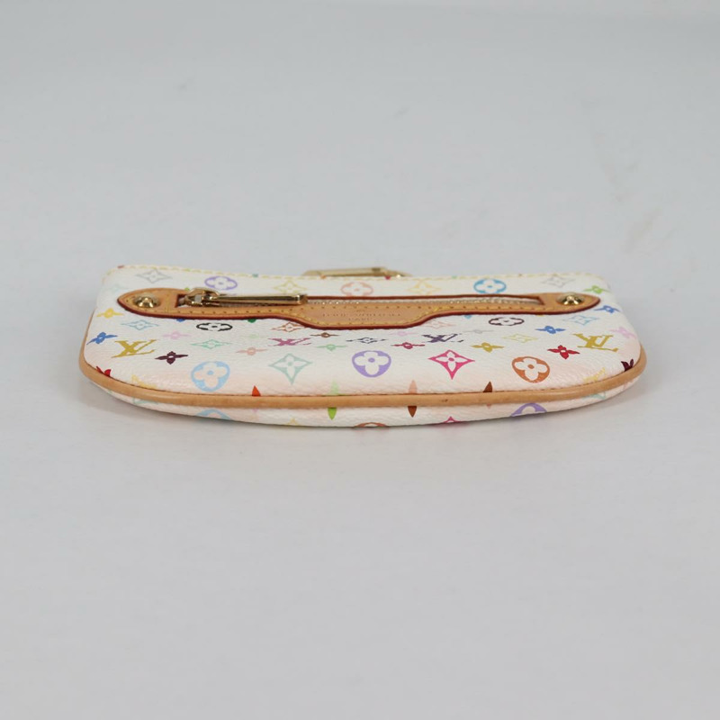 【日本直送】路易威登 Monogram 多色 Pochette MM 手拿包 白色 M60028 LV 正品 140849V-5