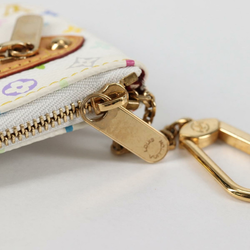 【日本直送】路易威登 Monogram 多色 Pochette MM 手拿包 白色 M60028 LV 正品 140849V-8