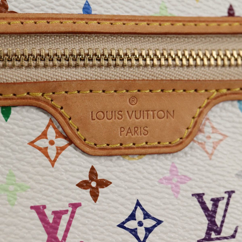 【日本直送】路易威登 Monogram 多色 Pochette MM 手拿包 白色 M60028 LV 正品 140849V-16
