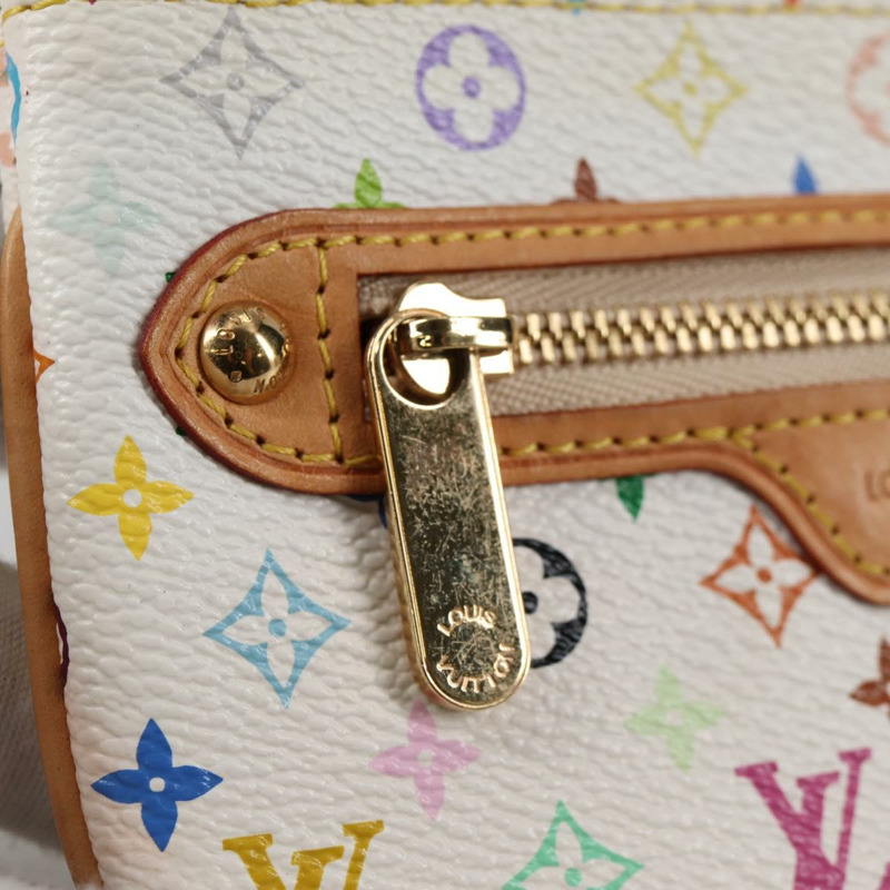 【日本直送】路易威登 Monogram 多色 Pochette MM 手拿包 白色 M60028 LV 正品 140849V-17