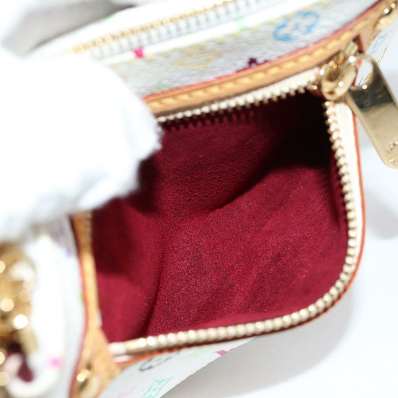 【日本直送】路易威登 Monogram 多色 Pochette MM 手拿包 白色 M60028 LV 正品 140849V-18