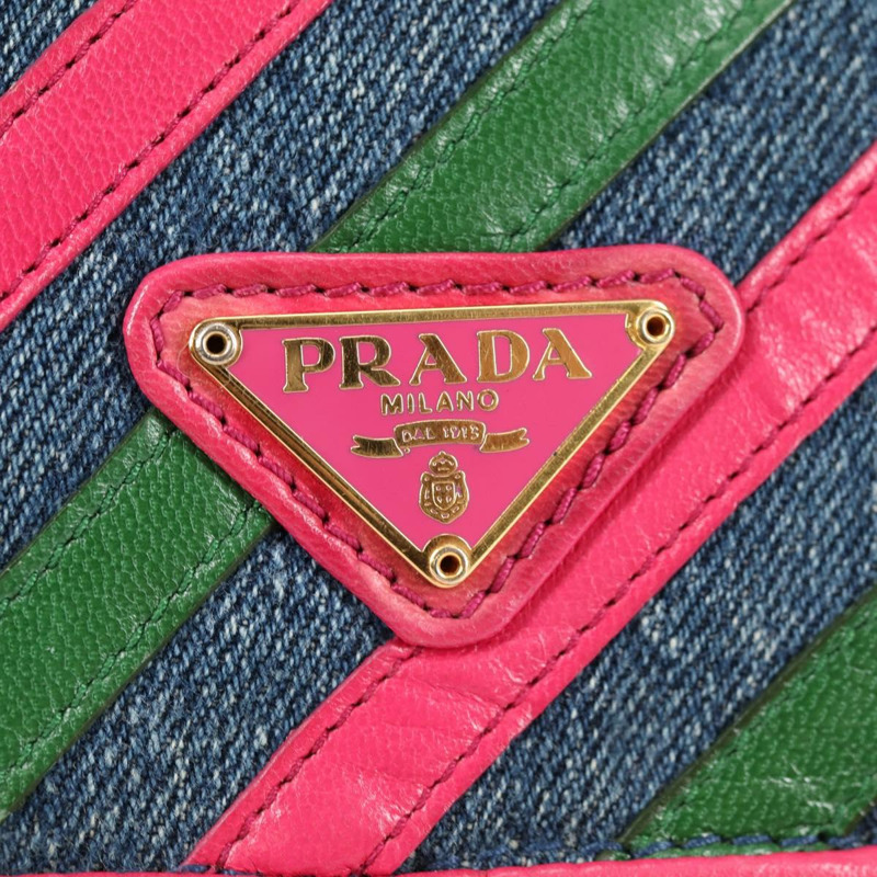 【日本直送】PRADA 單肩包 牛仔藍 正品 140894V-2