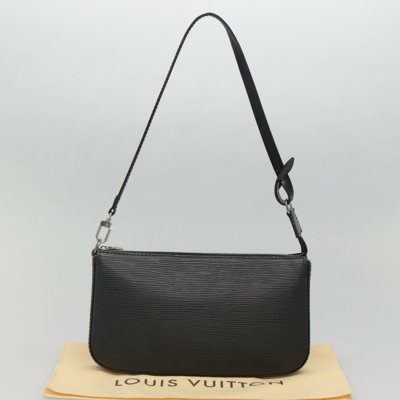【日本直送】LOUIS VUITTON Epi Pochette Accessoires 配件袋 黑色 M52982 正品 140897-11