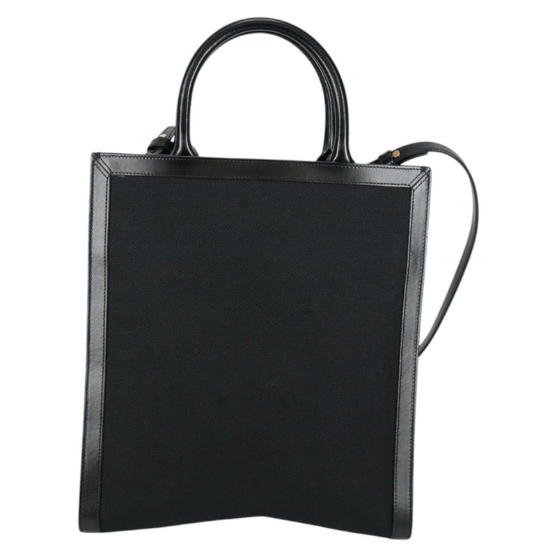 【日本直送】CELINE 直式 Cabas 帆布兩用托特包 黑色 正品 BA5554M-1