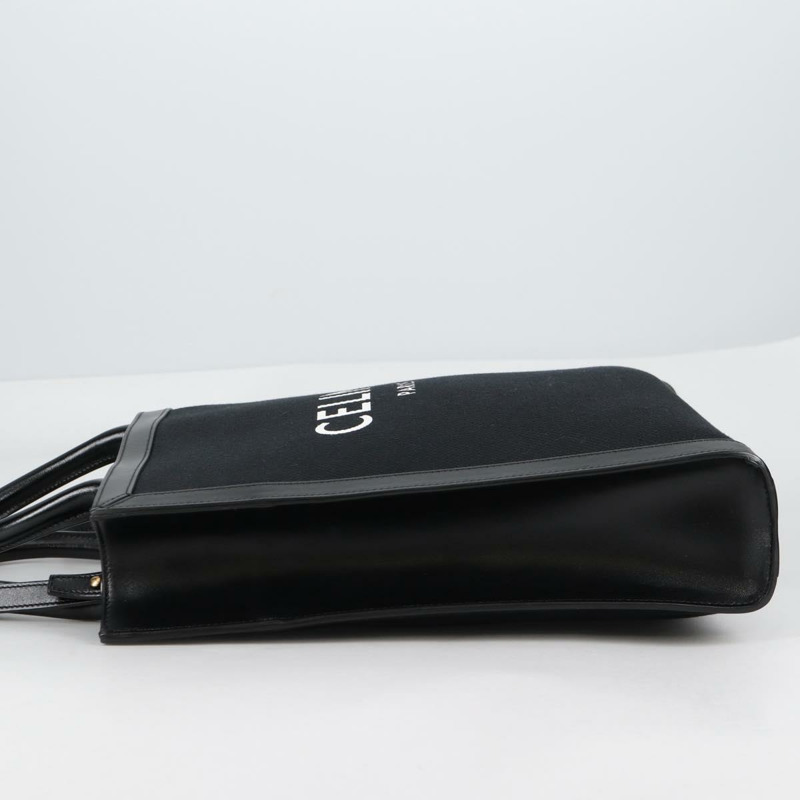 【日本直送】CELINE 直式 Cabas 帆布兩用托特包 黑色 正品 BA5554M-2