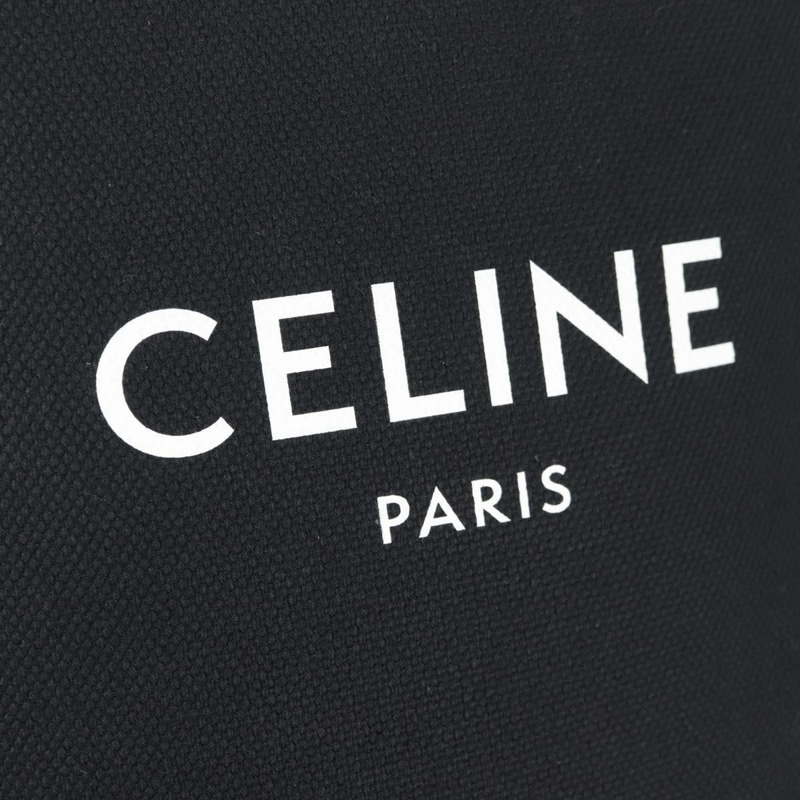 【日本直送】CELINE 直式 Cabas 帆布兩用托特包 黑色 正品 BA5554M-18
