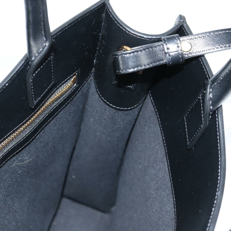 【日本直送】CELINE 直式 Cabas 帆布兩用托特包 黑色 正品 BA5554M-21