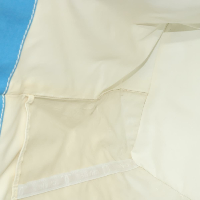 【日本直送】香奈兒 Surfline 托特包 帆布 藍白紅 CC 正品 140491-17