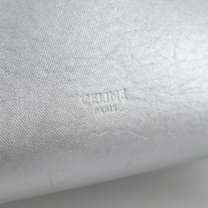 【日本直送】CELINE 腰包 手提包 皮革 2 向 銀色 正品 140477-17