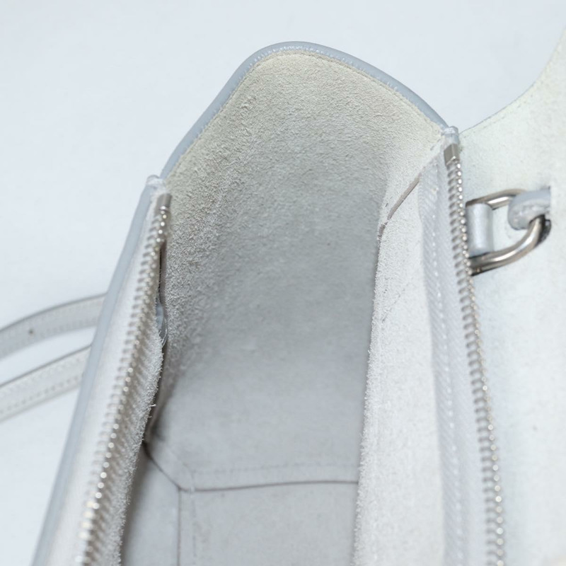 【日本直送】CELINE 腰包 手提包 皮革 2 向 銀色 正品 140477-20