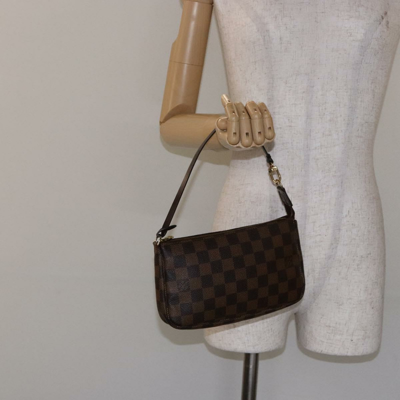 【日本直送】路易威登 Damier Ebene 手拿包配件袋 N41206 LV 正品 140576-19