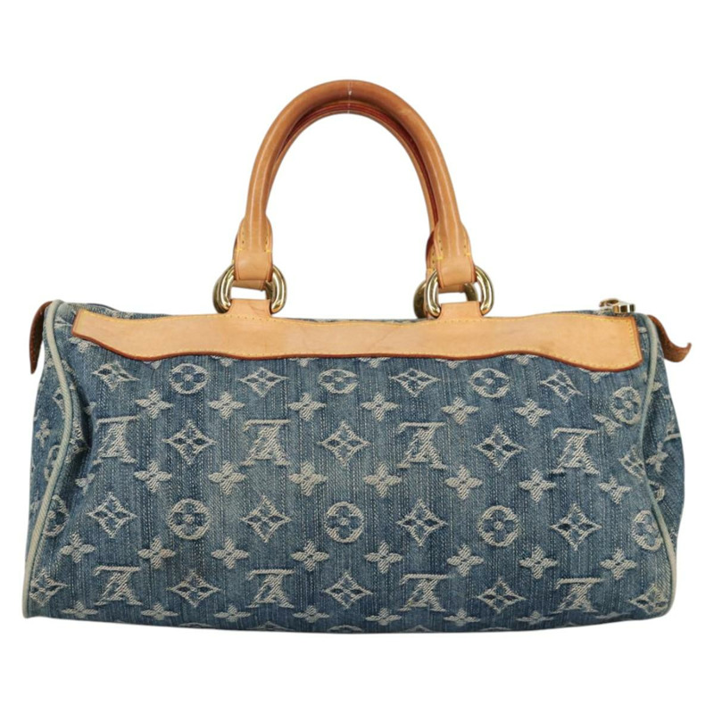 【日本直送】路易威登 Monogram Denim Neo Speedy 手提包藍色 M95019 LV 授權 141243V-1