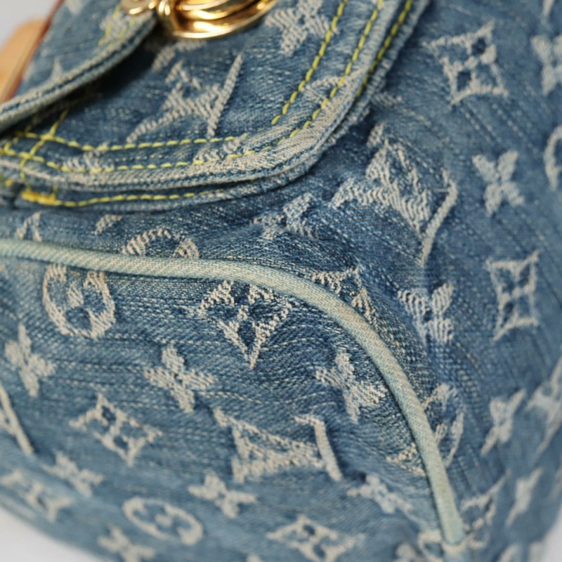 【日本直送】路易威登 Monogram Denim Neo Speedy 手提包藍色 M95019 LV 授權 141243V-7