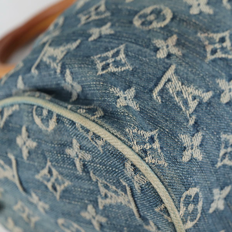 【日本直送】路易威登 Monogram Denim Neo Speedy 手提包藍色 M95019 LV 授權 141243V-15