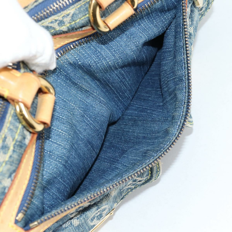 【日本直送】路易威登 Monogram Denim Neo Speedy 手提包藍色 M95019 LV 授權 141243V-21