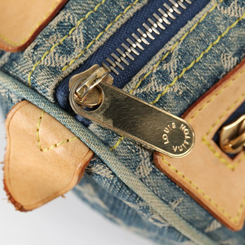 【日本直送】路易威登 Monogram Denim Neo Speedy 手提包藍色 M95019 LV 授權 141243V-22