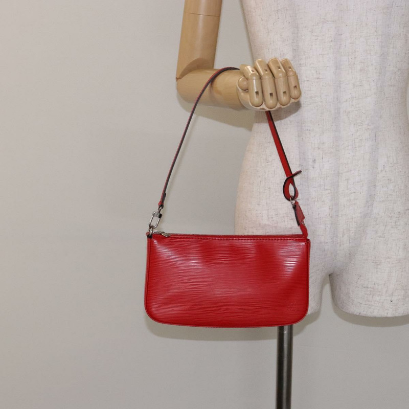 【日本直送】路易威登 Epi Pochette 配件袋 紅色 M52947 LV 正品 141595-22