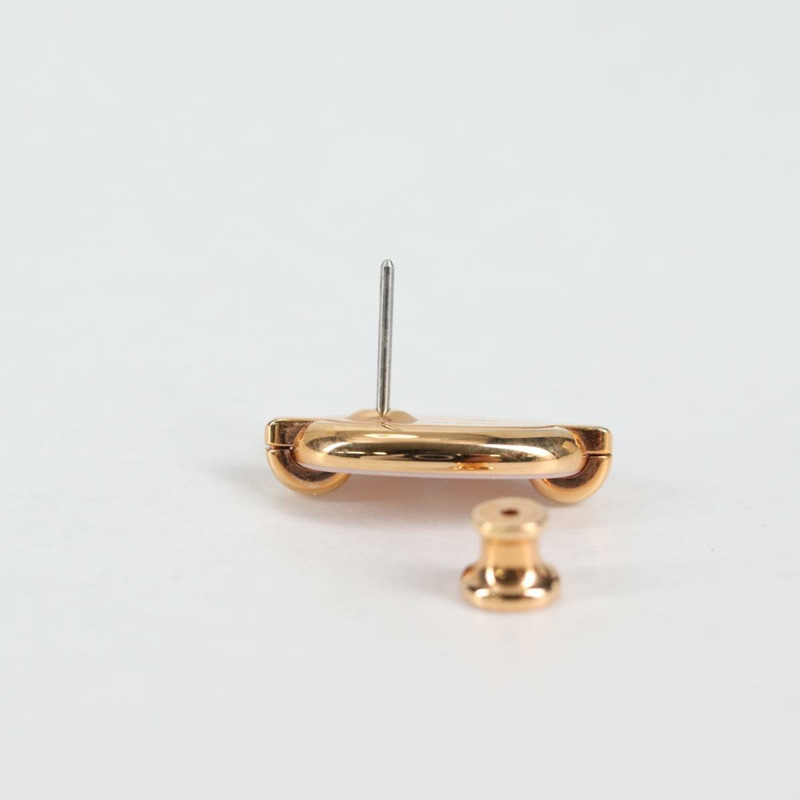 【日本直送】HERMES Pierce Mini Mayon 耳環金屬粉紅正品 BA5179M-5